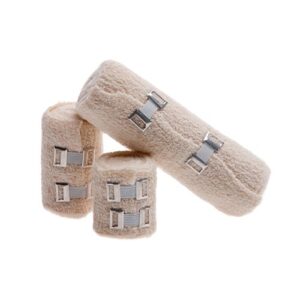 Crepe Bandage – 100mm x 4.5m with Clips (Pack of 10’s))
