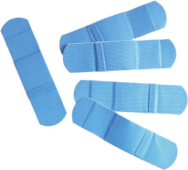 Waterproof Blue Finger Plasters – X-Ray Detectable (Pack of 100)