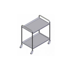 2 tier tea food trolley TR612