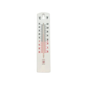 Wall hanging thermometer