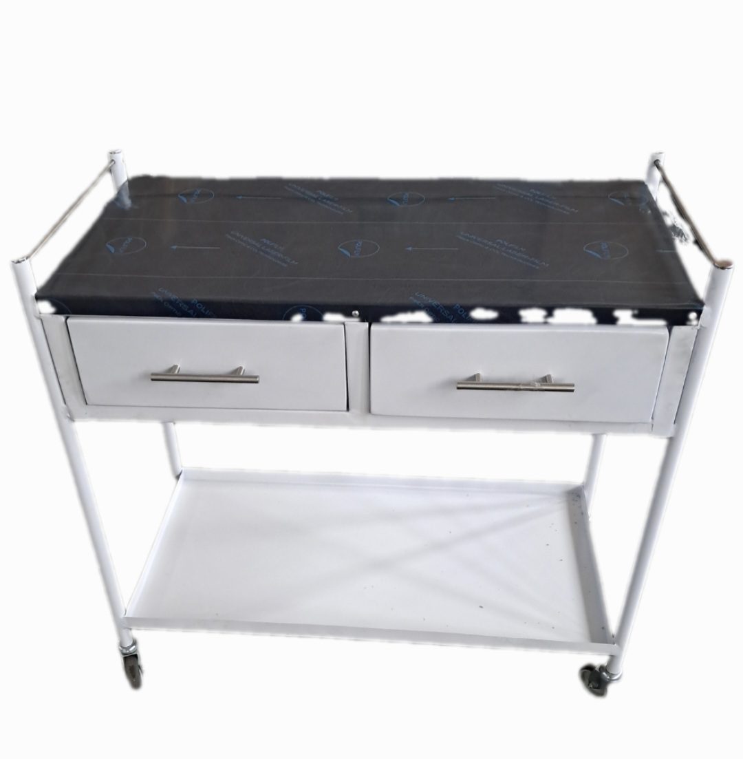 Anesthetic 2 drawer trolley local