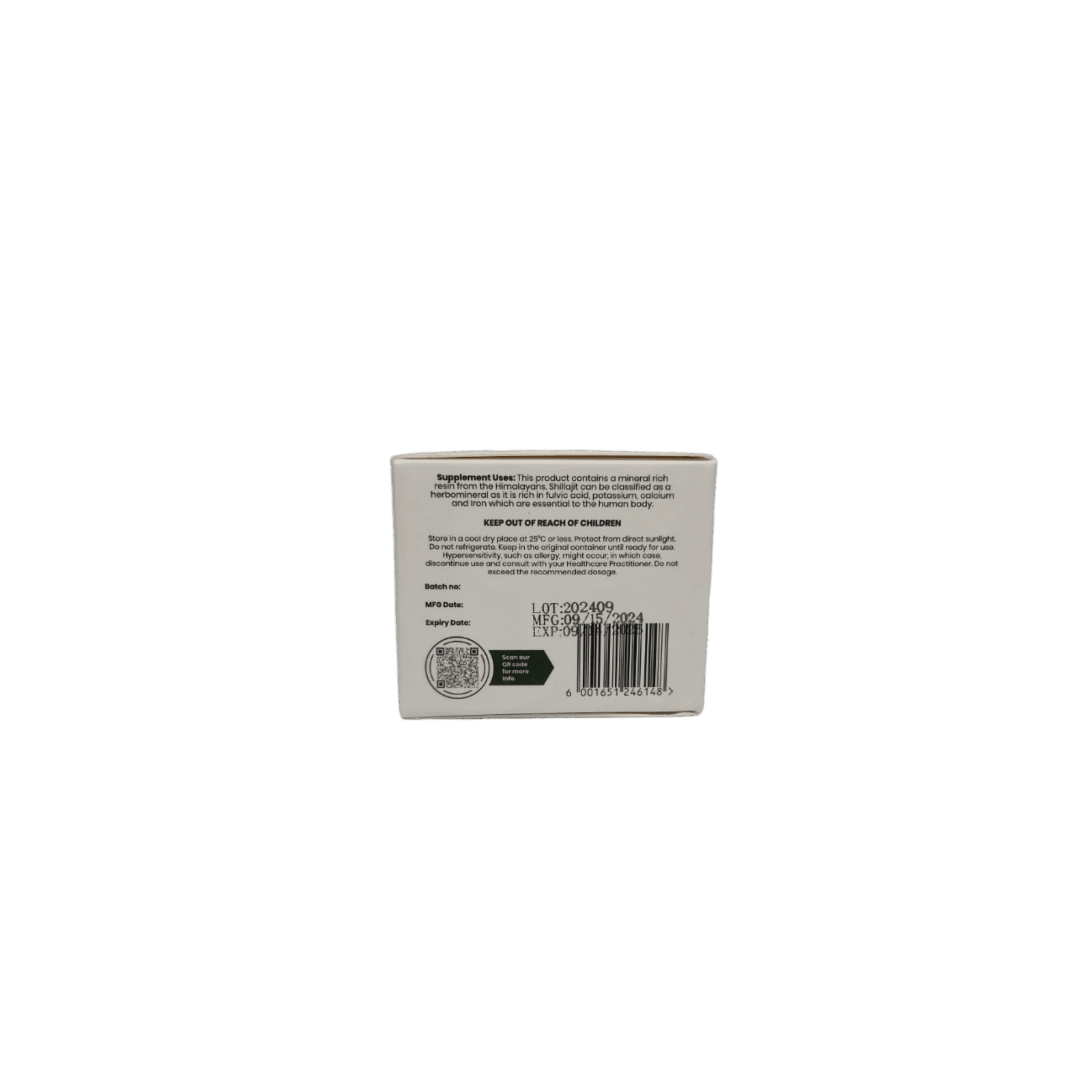 Shilajit Resin 70% Fulvic Acid - Image 5