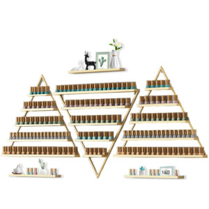 Glam Shelf Polish Display - 3pc set - Gold