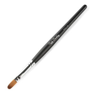 Ugly Duckling Gel 10 Brush - Matte Black Wood Handle