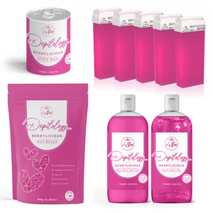 i-Spa Depilology Berrylicious Wax Starter Kit