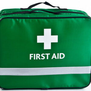 Large Comprehensive First Aid Kit in Green Bag