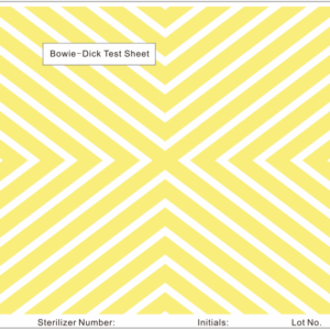 Bowie Dick Test Sheet 100s