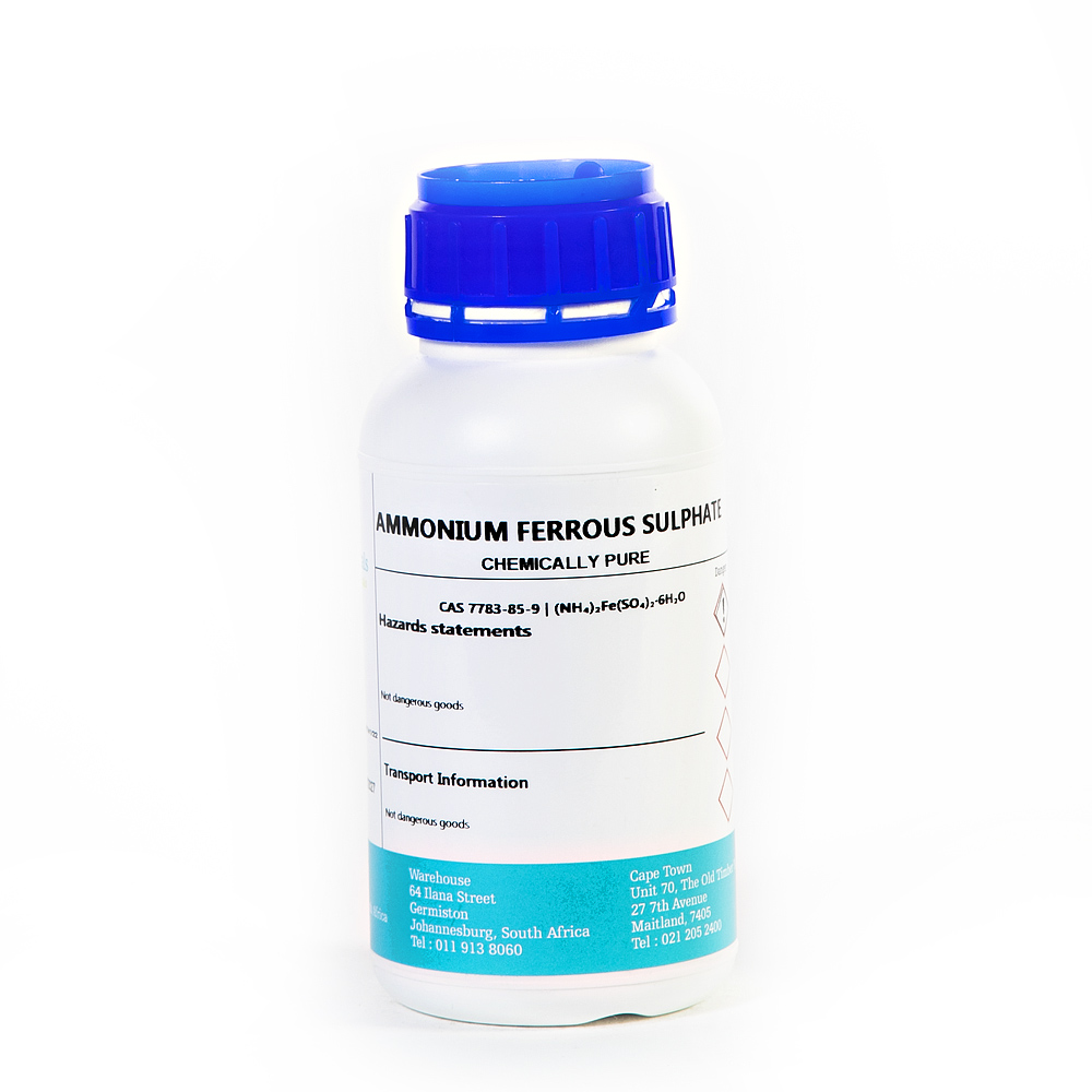 Ammonium Ferrous Sulphate AR 500g / Ammonium iron(II) sulfate