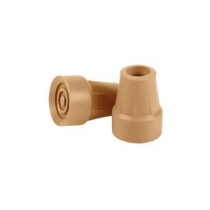 Crutch Underarm -WOODEN  Rubber Tip CREAM