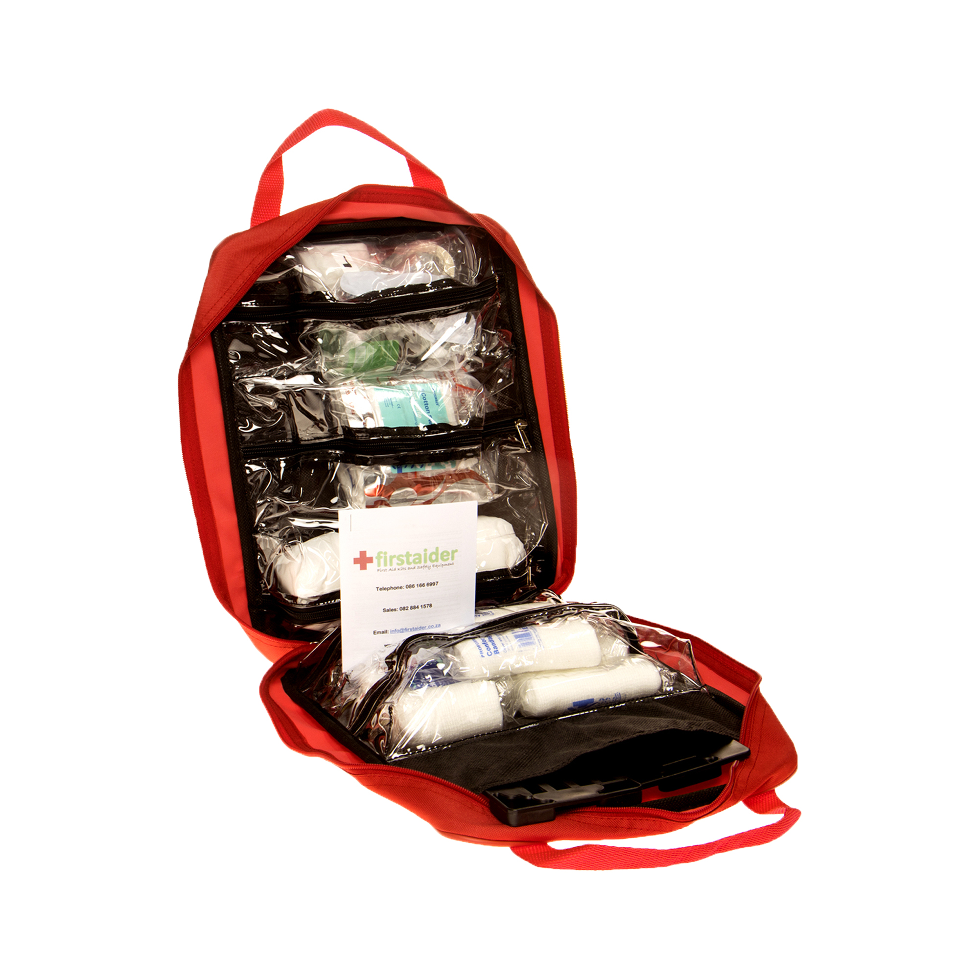 Regulation 3 First Aid Kit in Grab Bag Red (5-50 persons) - Image 4