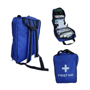 Regulation 3 First Aid Kit in Blue Grab Bag With Back Straps (5-50 persons)
