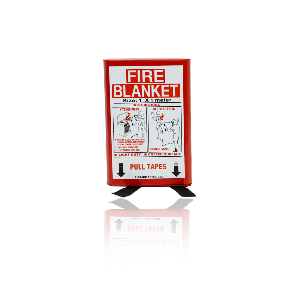 Fire Blanket 1*1m In Plastic case - Image 2