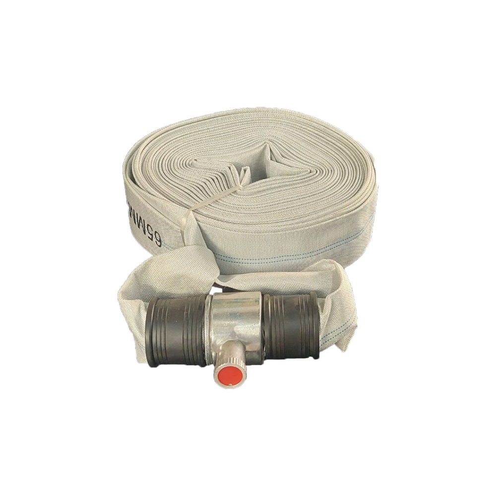 Layflat Hose 65mm x 30m c/w Couplings 10 Bar (White) - Image 2