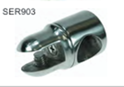 Shower Door STABILISER BAR FITTING REVOLVING ALUM SBR903/CP /SBR903/PC - Image 2