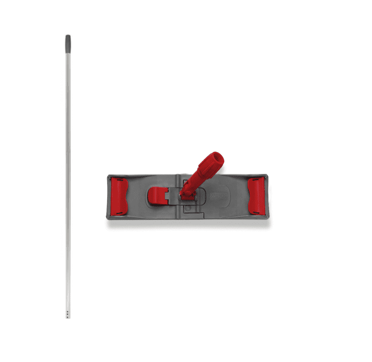 Filmop Speedy Frame With Red Pedal Button and Mop Handle