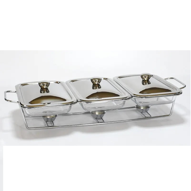 Food Warmer - 3 Division Silver