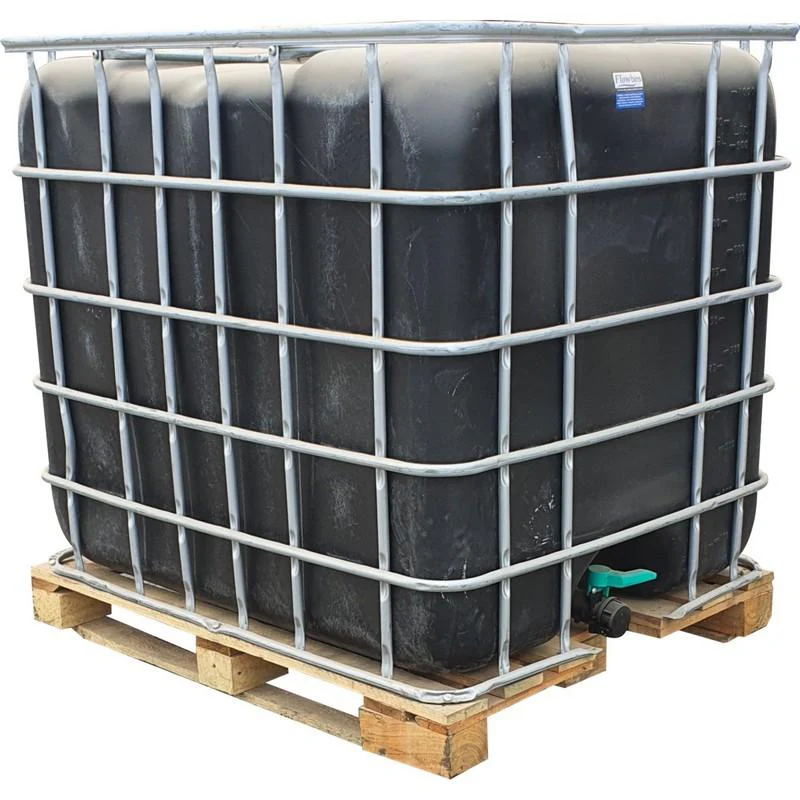 Grade A RECON – 1000lt Flowbin, chemical wooden pallet unsealed recon - Image 3