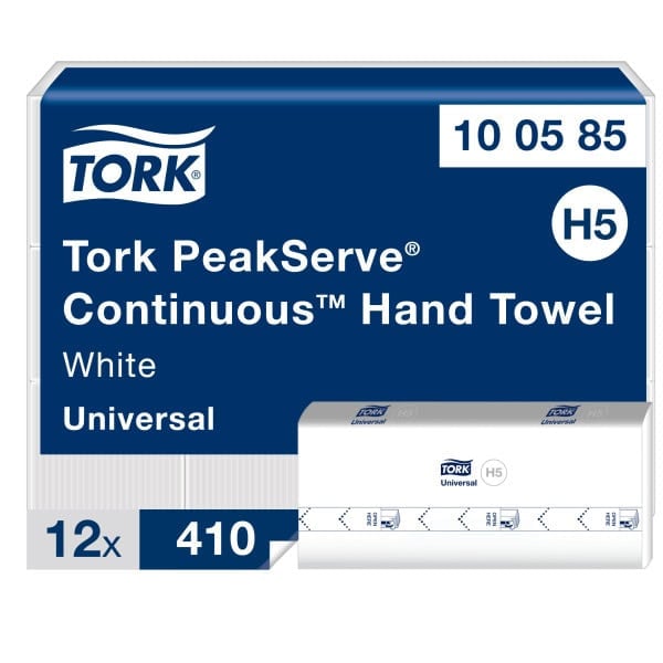 Tork PeakServe® Continuous™ Hand Towel Refill (12 Packs of 410 sheets)