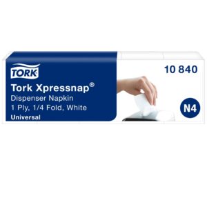 Tork Xpressnap White Dispenser Napkin Refill (8 Packs of 1125 Napkins)