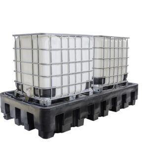 POLYETHYLENE 1100L DOUBLE IBC  SPILL DECK  UP TO 1100L IN  CATCHEMENT