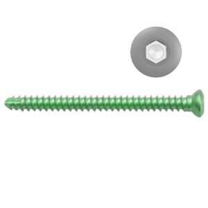 1.5mm Titanium Self-tapping Cortical Screws - Hexagonal Head (German Import)