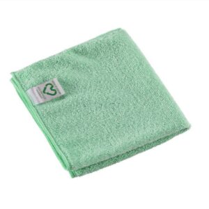 Vileda r-MicroTuff Swift Microfiber Cloth Green (Pack of 5)