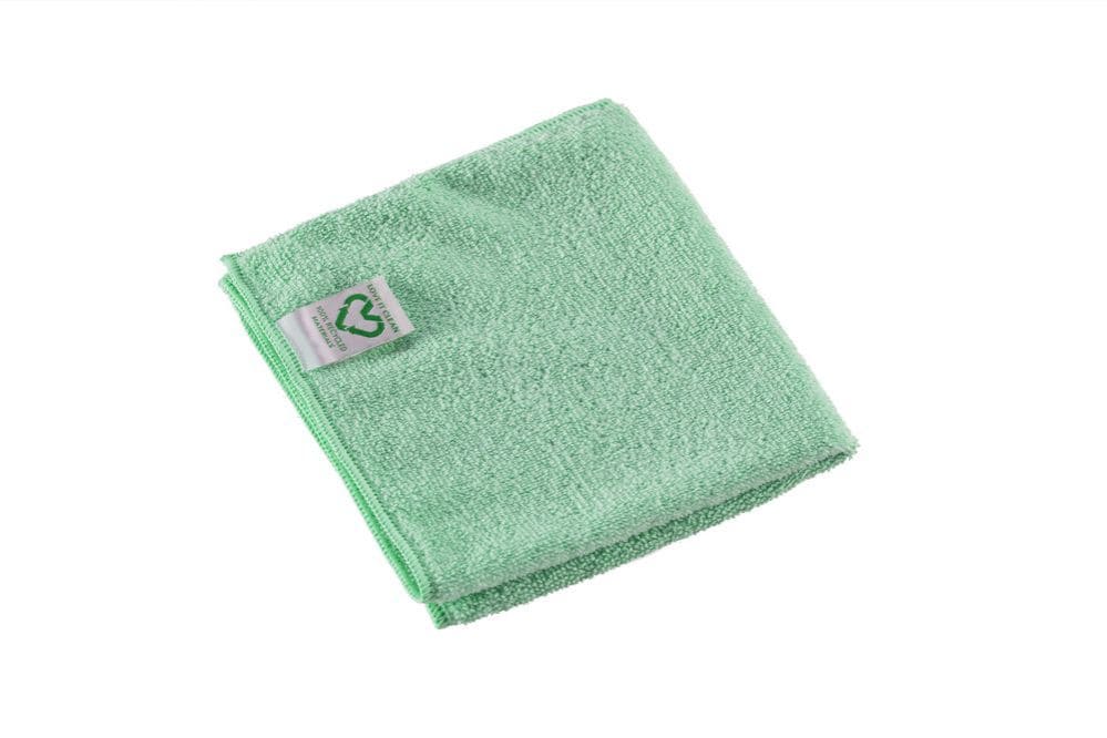 Vileda r-MicroTuff Swift Microfiber Cloth Green (Pack of 5)