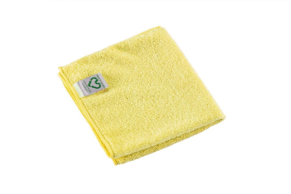 Vileda r-MicroTuff Swift Microfiber Cloth Yellow (Pack of 5)