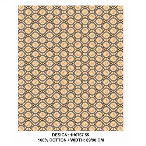 3 Cats Fabric - CW55 - Cream - Image 3