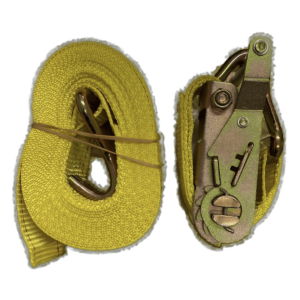 2 TON RATCHET & 50MM X 6M YELLOW STRAP – Sold per unit, MOQ 20 or MOQ 50