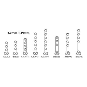 2.0mm T-Plates : Compression (UK Import)