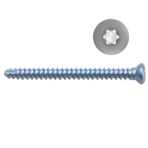 2.0mm Titanium Self-tapping Cortical Screws - Star Drive (German Import)