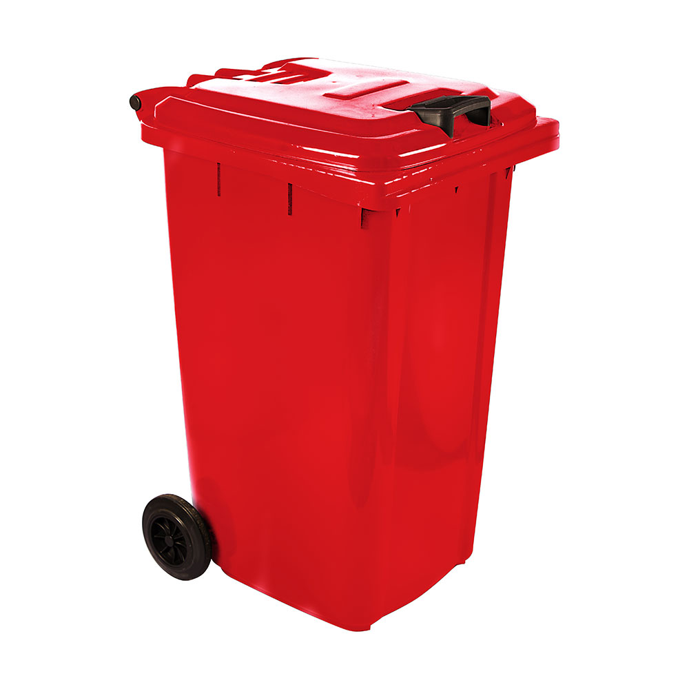 Wheelie Bin 240L Virgin (Non-SABS) – Blue, Municipality Green, Orange, Red and Yellow - Image 2