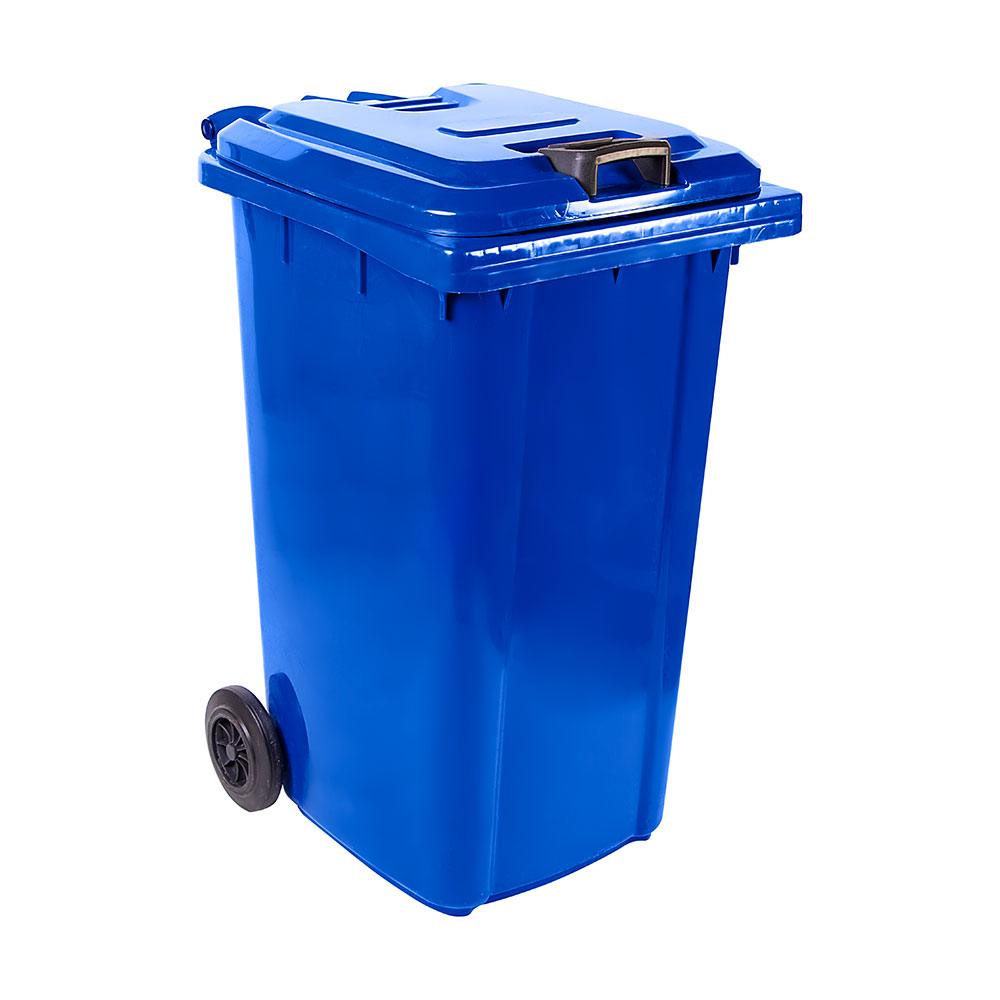 Wheelie Bin 240L Virgin (Non-SABS) – Blue, Municipality Green, Orange, Red and Yellow