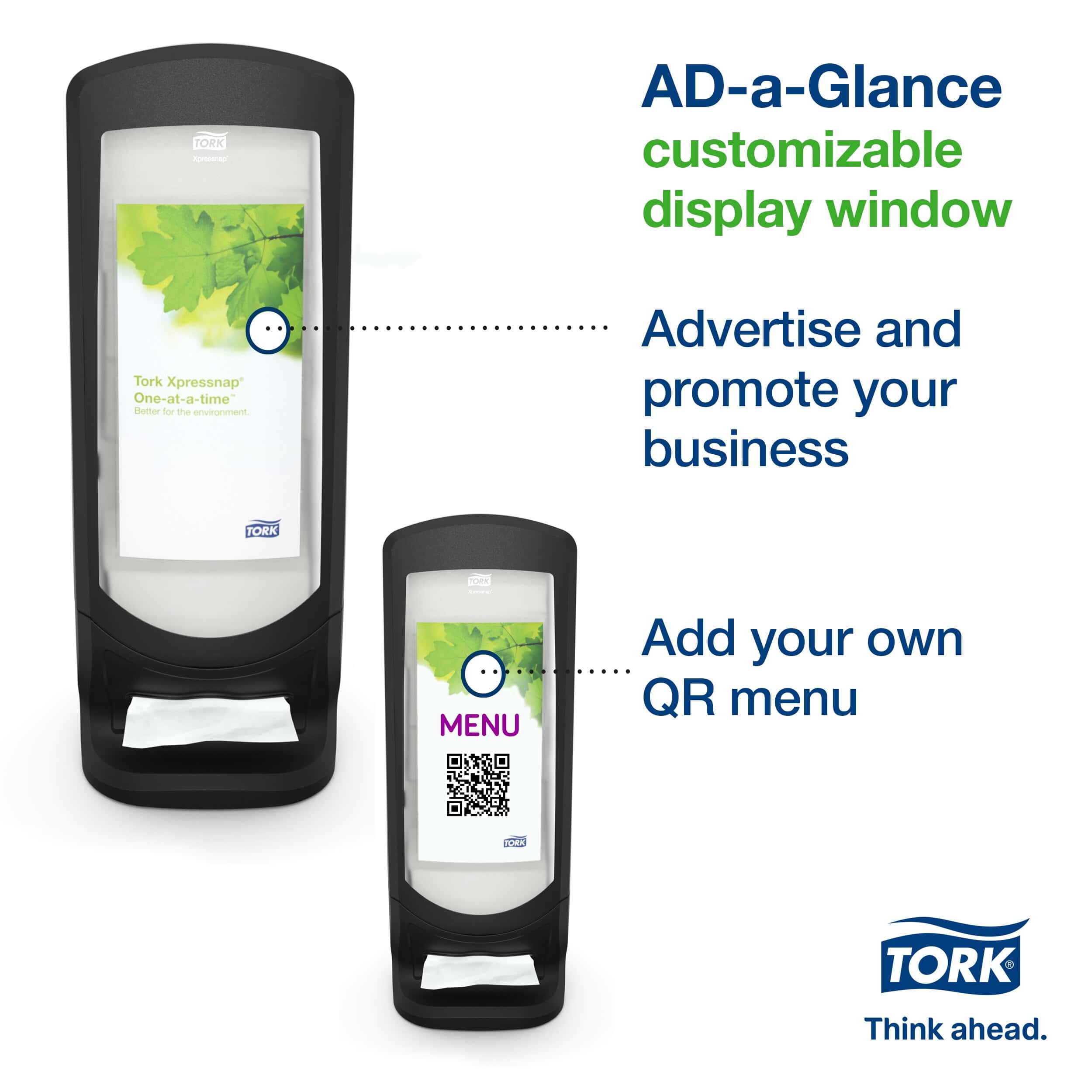 Tork Xpressnap Stand Napkin Dispenser – Black - Image 4