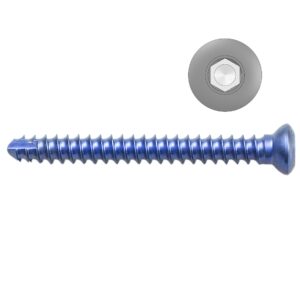 2.7mm Titanium Self-tapping Cortical Screws - Hexagonal Head (German Import)