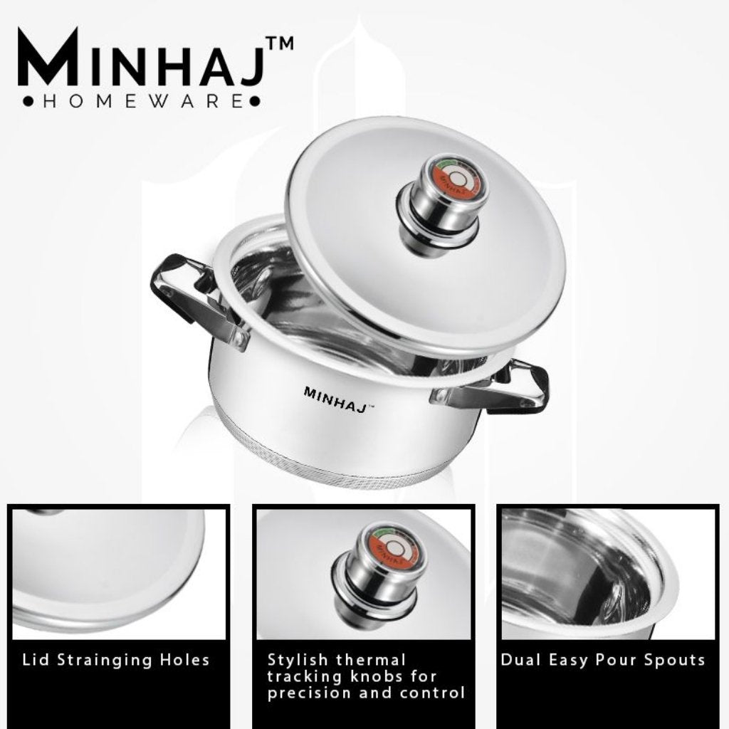 27pc Pot Set - Stainless Steel Heavy Bottom - Image 2