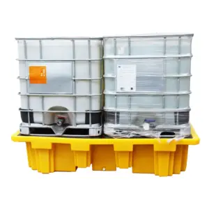 Spill Pallet for 6 x 210L or 2 x 1000L IBC (removable deck) 1140L Sump Capacity 2550mm x 1350mm x 565mm