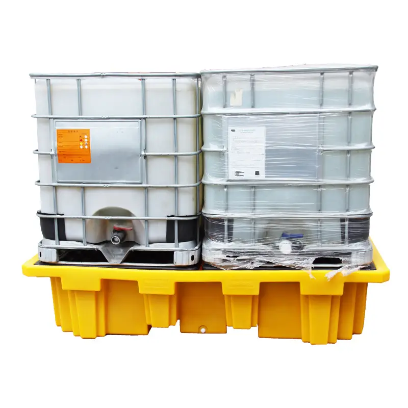 Spill Pallet for 6 x 210L or 2 x 1000L IBC (removable deck) 1140L Sump Capacity 2550mm x 1350mm x 565mm