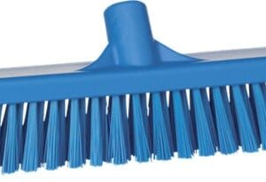 Vikan Hard and Soft Broom Blue 410mm