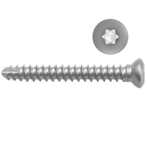 3.5mm Self-tapping Cortical Screws - Star Drive - Stainless Steel (German Import)
