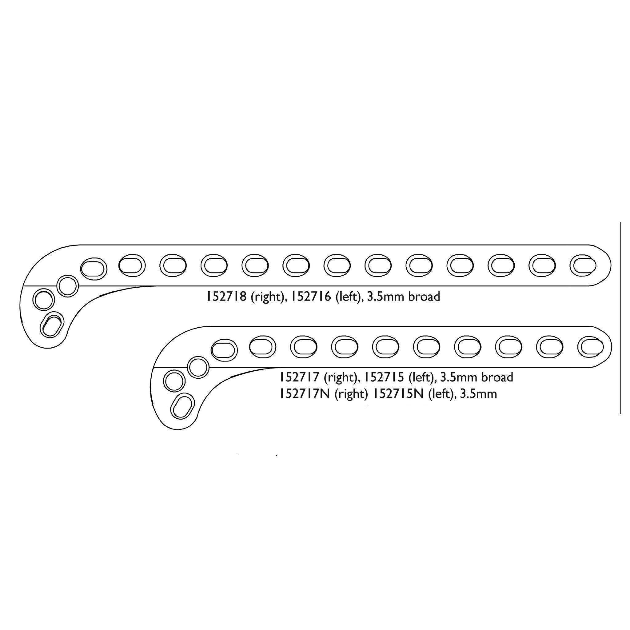 3.5mm Supracondylar Plates (UK Import) - Image 2