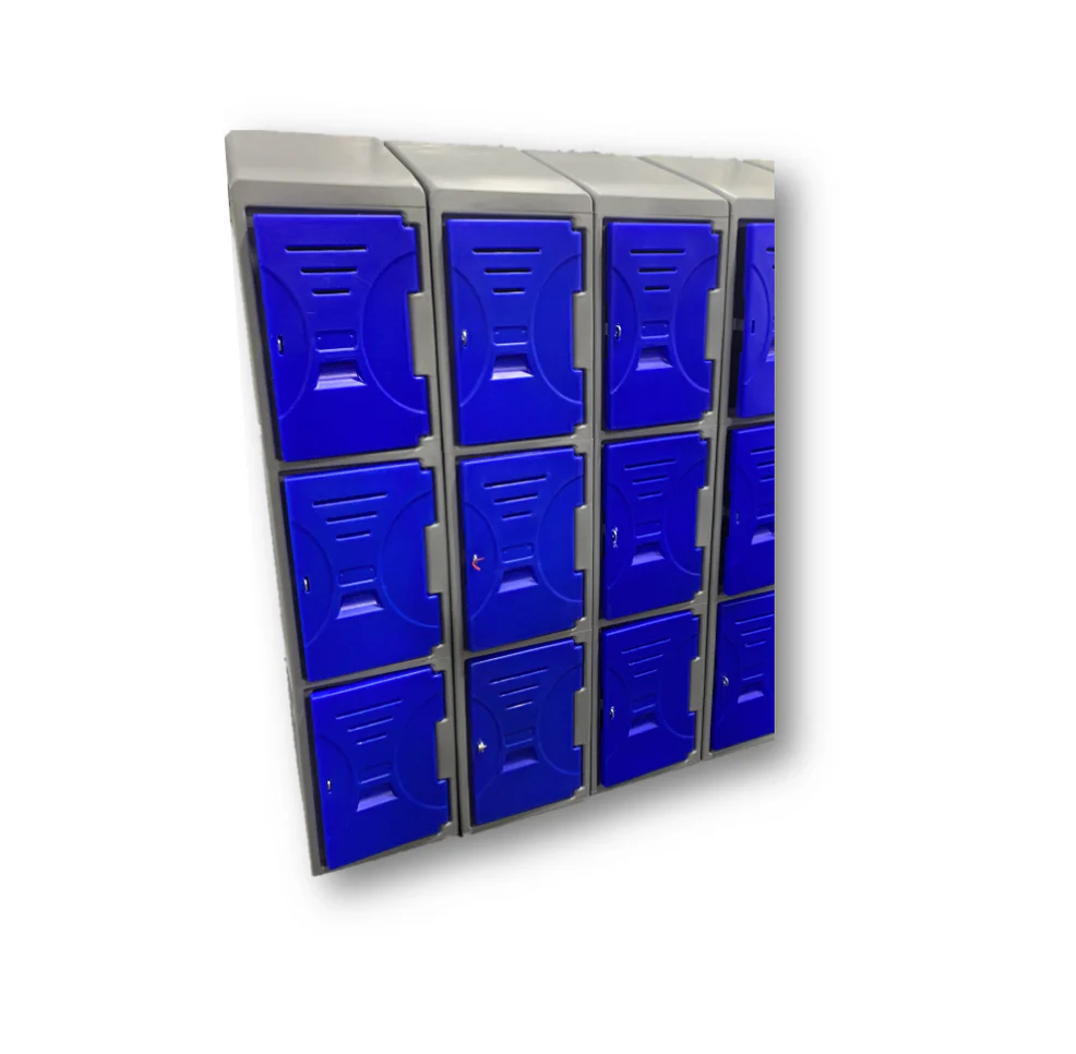 3 Tier Plastic Locker – 310mm(W) x 455mm(L) x 1485mm(H) - Image 3