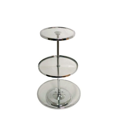 Display Stand - 3 Tier Glass cake stand - Image 2