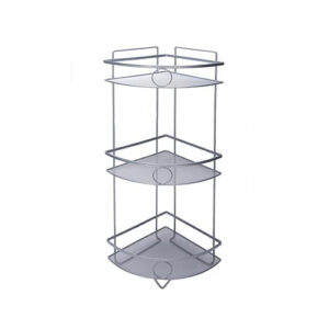 Shower Caddy - 3 Tier Shiny Grey