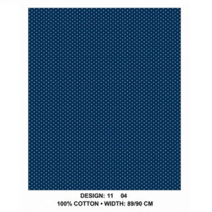 3 Cats Fabric - CW04 - Des 1-14 - Blue and White