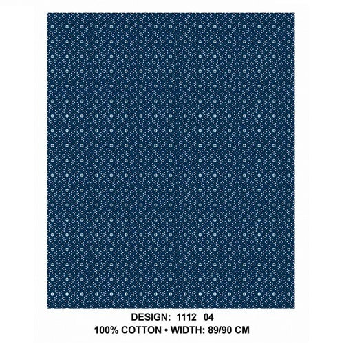 3 Cats Fabric - CW04 - Des 1-14 - Blue and White - Image 2
