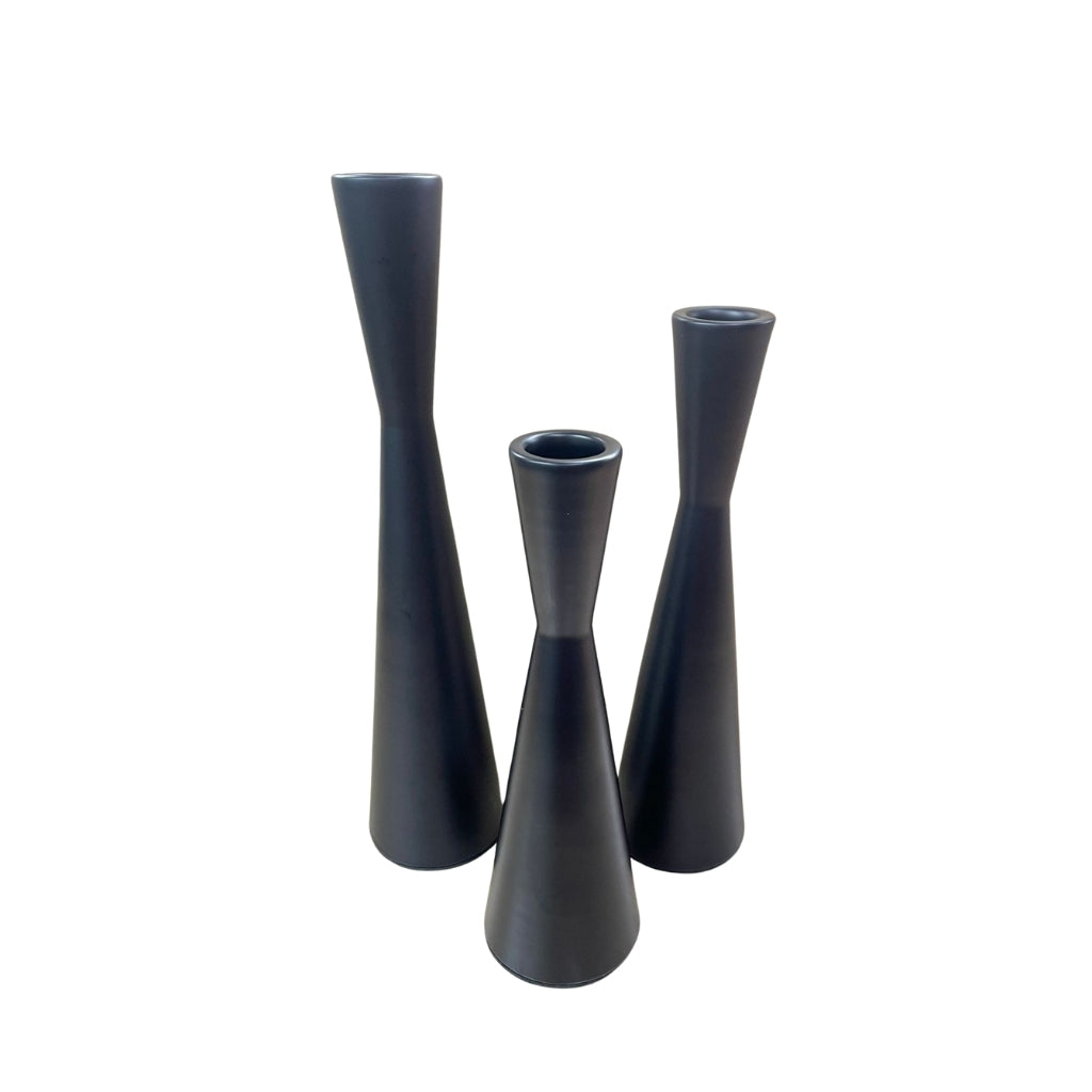 Candle Holders - 3pc Metal - Image 2