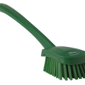 Vikan Hard long Handle Washing Brush Green 415mm
