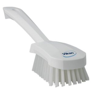 Vikan Hard Short Handle Washing Brush White 270mm